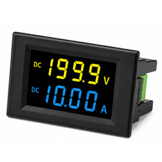 Вольтметр-амперметр D85-3051AG DC 0-200V/0-200A з шунтом Зображення