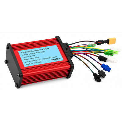 Комплект FOC контроллер WuxiBull + LCD дисплей S866 24–60 В 6–20А 100–400 Вт для электровелосипеда, электроскутера и электротрицы Изображение