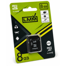 Карта пам'яті microSDHC 8GB з адаптером Зображення