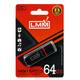 Флешка USB 64GB, чорна Изображение