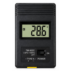Термометр цифровой TM902C с термопарой K-типа, -50°C...+1300°C Изображение
