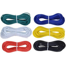 Кабель монтажний AWG24 UL1007 10 м, 300V 80°C, 6 кольорів Зображення