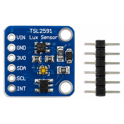 Датчик освещенности TSL2591 3.3V 5V, цифровой сенсор уровня освещения для Arduino Изображение