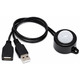 PIR датчик движения 6-24V DC 2A с датчиком освещенности и USB портом для LED-ленты Изображение
