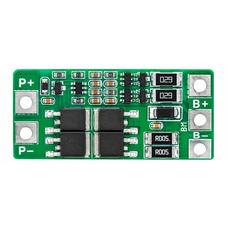 Контролер заряду розряду BMS 2S 6.4V 10A LiFePO4 для 18650 акумуляторів Зображення