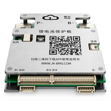 Smart BMS JK 8-24 комірок, 60A, для LiFePO4 і Li-ion, JK-BD6A24S6PD з активним балансиром 0,6 А, Bluetooth Зображення