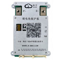 Smart BMS JK 8-24 комірок, 80A, для LiFePO4 і Li-ion, JK-BD6A24S8PD з активним балансиром 0,6 А, Bluetooth, UART Зображення