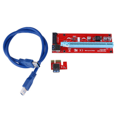 USB Riser райзер rizer x1-x16 SATA 60см Изображение