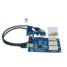 Плата pci x1 - x3 райзер розширювач #100414 Зображення