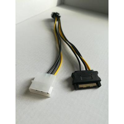 Кабель Sata molex-8pin переходник Изображение