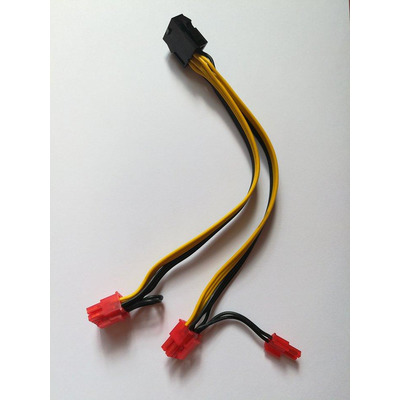 Кабель CPU 8pin-2*8pin PCI-E переходник Изображение