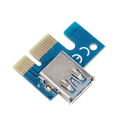 USB PCI Express Riser Card 1x коннектор райзер Изображение