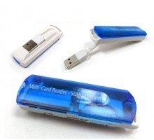 USB кардридер SD MS M2 TF MicroSD s071