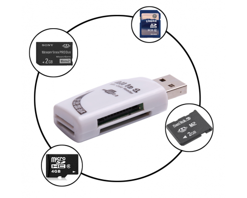 USB универсальный кардридер s279 купить с доставкой опт и розница