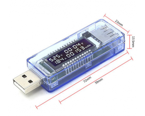 USB тестер заряда амперметр вольтметр